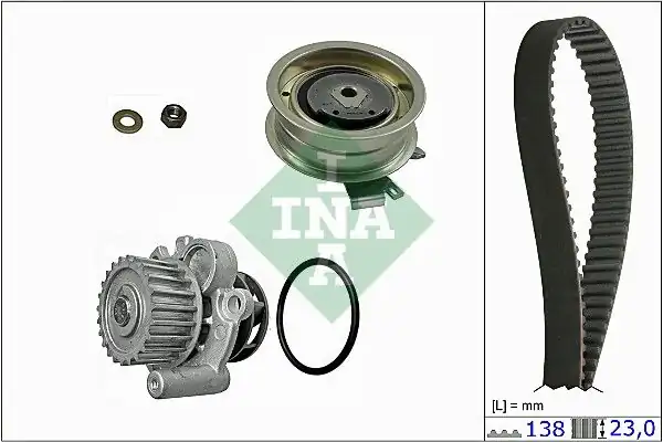 İna 530017130 Triger Seti Devirdaim VW Golf Passat Polo Audi A3 A4 Seat Ibiza Leon Skoda 95 13
