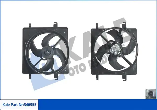 KALE 346955 | Fan Motoru Davlumbazlı Ford Ka 1 3 96 03 Klimasız