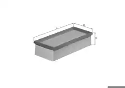 MAHLE LX1008-1 | Hava Filtresi Mitsubishi Colt 2004- Smart Forfour (454) 04-06