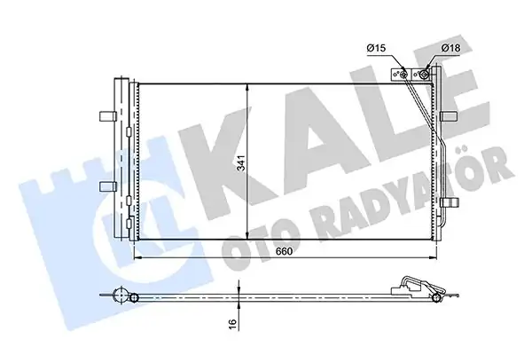 KALE 353085 | Klima Radyatörü Kondenser Audi Q3 1 4tfsi 2 0 TDI TFSI Rs 2 5 11