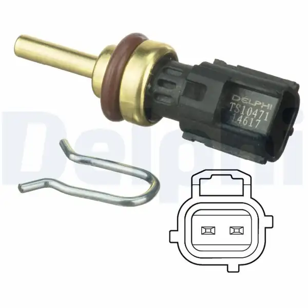 DELPHI TS10471 | Sıcaklık Müşiri Conta Ve Tutucu Yay Ile Ford Focuc II 05 11 2 5 Volvo C30 533 06 12 C70 II 542 06 09