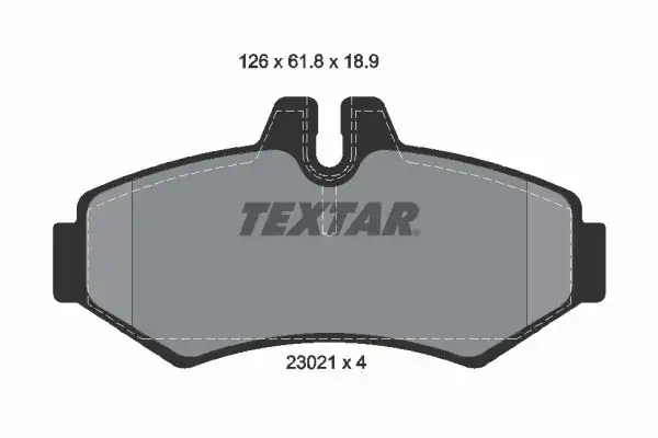 TEXTAR 2302101 | Fren Balatası Spr Lt35 Volt Arka