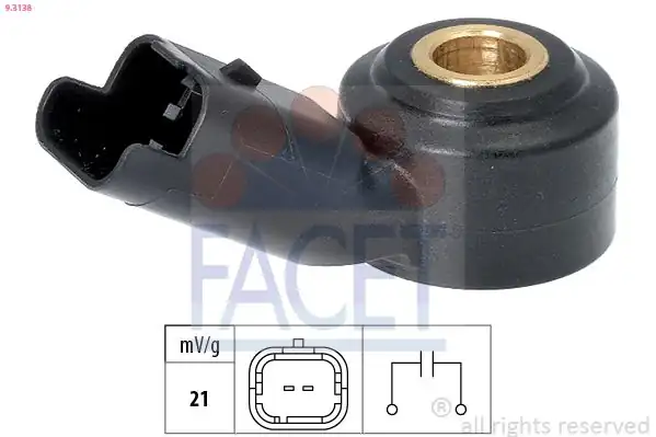 FACET 9-3138 | Vuruntu Sensörü Opel Crossland Corsa F Grandland X 208 308 3008 508 Partner Berlingo