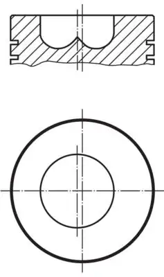 MAHLE 0098600 | Motor Piston Segman Ducato Daily 02 06 F1ae0481c 2 3 JTD 16v Euro 3 110hp 88 00mm Std 4 Adet