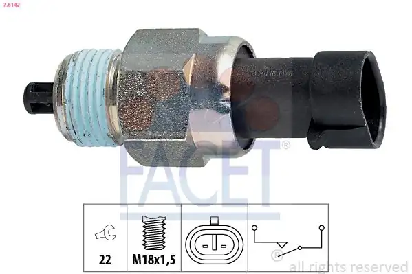 FACET 7-6142 | Geri Vites Müşürü Fiat Brava Bravo Doblo Marea Palio Punto Uno Stilo Ym