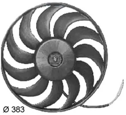MAHLE CFF133000S | Fan Motoru Audi A6 05 11 383mm Büyük 383mm