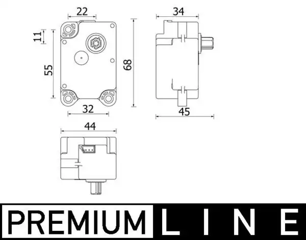 MAHLE AA71000P | Kalorifer Motoru Land Rover Freelander 2 L359 06 14 Evoque Volvo V70