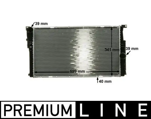 MAHLE CR1908000P | Motor Su Radyatörü N47 B47 B48 N13 N20 N55 Bmw F30 F20 F32 F36 F22 F34 İ3 Premıum Line
