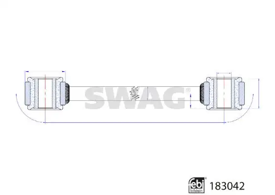 SWAG 33108802 | Viraj Rotu Arka Mercedes W907 Sprinter
