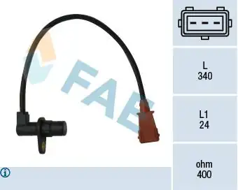 FAE 79033 | Krank Mili Hız Sensörü Jumper Boxer Ducato P206 Partner II Berlingo II P306 P406 Expert Jumpy Laguna