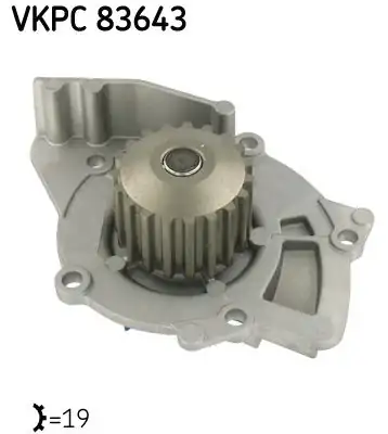 SKF VKPC83643 | Devirdaim Su Pompası Boxer II Jumper II C5 II P407 P508 P307 P308 C8 Expert III Jumpy III Scudo III Focus II Mondeo