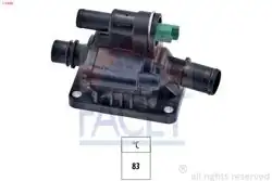 FACET 7.8486 | Termostat Komple Müşürlü 107 207 307 206 1007 Nemo Bipper C1 C2 C3 C3 II C3 Plurıel C4 Xsara II Dv4