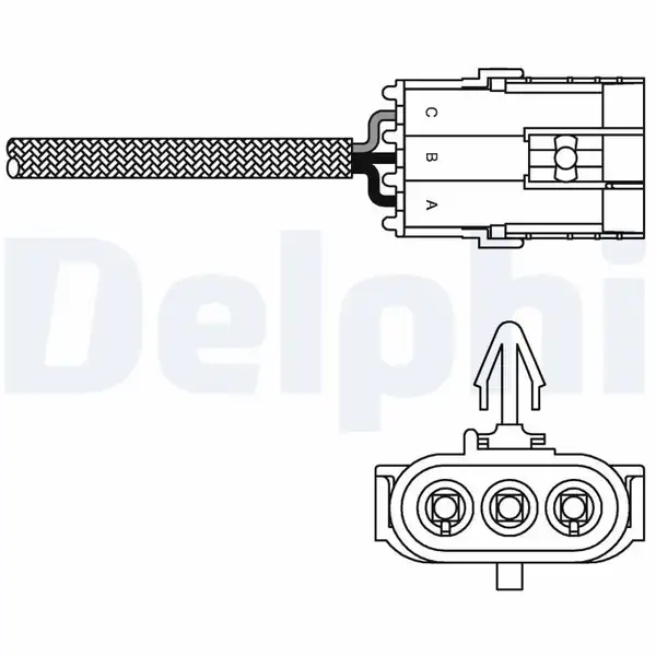 DELPHI ES10995-12B1 | Lambda Oksijen Sensörü Renault Clio İ II 1 2 1 4 96 Kango 1 2 97