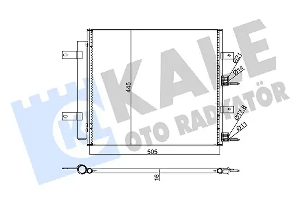 KALE 345730 | Kondenser Jaguar S Type Xf Xk