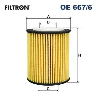 FILTRON OE667-6 | Yağ Filtresi 2008 208 3008 II 301 308 II 5008 II 508 Expert Partner Berlingo C3 III C4 Cactus