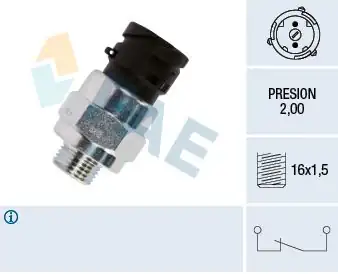 FAE 18123 | Egzoz Basınç Müşürü Fh12 Fh16 Fm12 Fm9 Fl 2 00 Bar 2 Pin