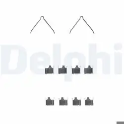 DELPHI LX0229 | Fren Balata Montaj Takımı