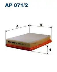 FILTRON AP071-2 | Hava Filtresi Combo B 93-02 Tigra A 93-02 Corsa B 93-02 93-02 (Benzinli)