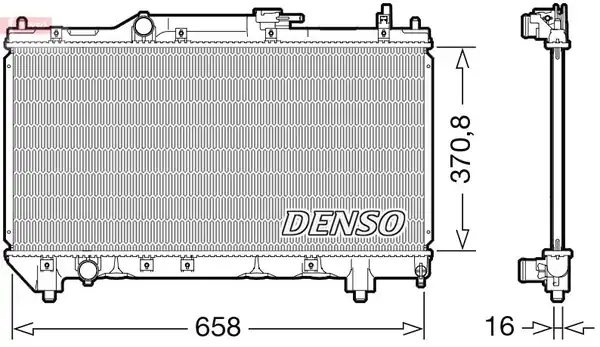 Denso Drm50117 Motor Su Radyatörü Toyota Avensis 1997 2000 Manuel