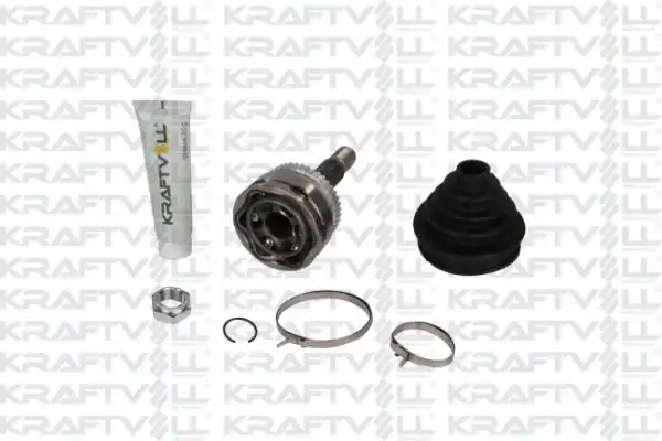 KRAFTVOLL 01020159 | Ön Aks Kafası Dış ABS Halkasi Dış Sayısı 43 mm 54 İç Dislileri 33 Teker Tarafli Dış Dış 25
