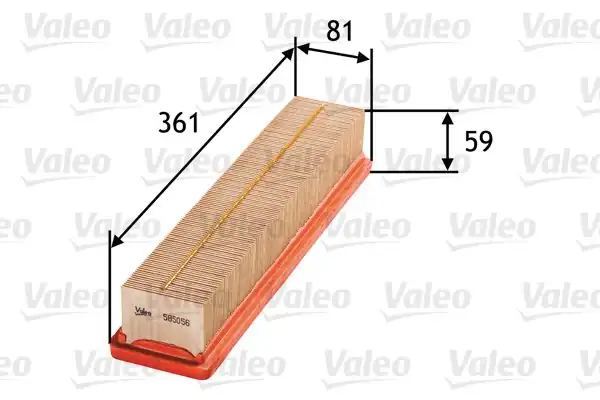 Valeo 585056 Hava Filtresi Clio II III IV Twingo İ Logan 1 2 16v D4f