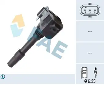 FAE 80384 | Ateşleme Bobini Bmw B38 B46 B48 B58 F20 F30 G20 G30 G11 F40 F45 F22 F34 F32 F36 G15 F48 F39 G01 G02 G05 G06 G07 Mini