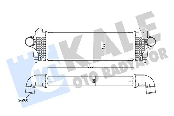 KALE 356160 | Turbo Radyatörü İntercooler Iveco Daily V VI 3 0 F1c 11 16