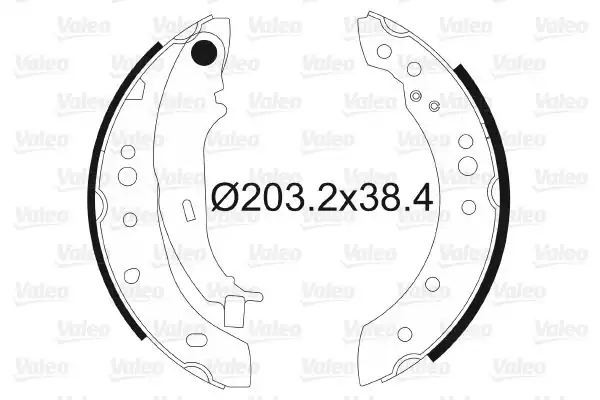 Valeo 564097 Arka Fren Balatası Pabuç Colt 04 12 Smart Forfour 454 04 838466