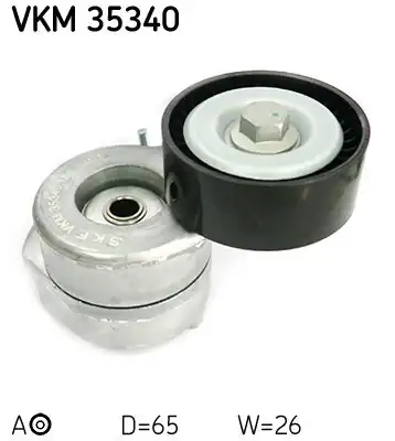 SKF VKM35340 | Alternatör Gergi Rulmanı Kütüklü Linea Punto Agila Astra H J Combo Corsa C D Meriva 1 3 CDTI 1 3jtd