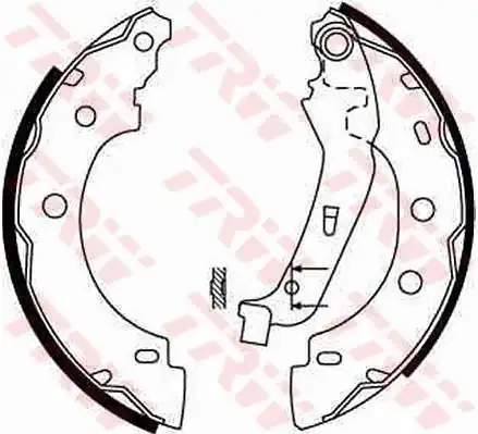 TRW GS8650 | Arka Kampana Balata Renault Kangoo / Kubistar 1.2-1.4-1.5-1.9 (39mm)