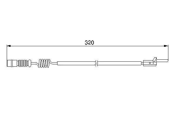 Bosch 1987474964 Balata Fişi Arka Mercedes W163 ML