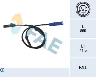 FAE 78046 | ABS Sensörü Arka Bmw E39 98 03 Sağ Sol