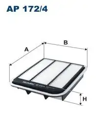 FILTRON AP172-4 | Hava Filtresi Mitsubishi Grandis 2.0 Di-D 05-10