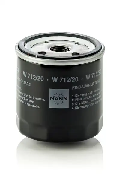 MANN W71220 | Yağ Filtresi Audi Quattro 2 1 T 81 87 2 2 T 87 89 200 2 1 5t 79 82