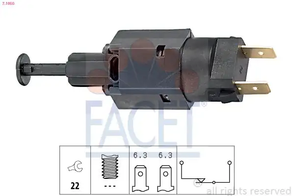 FACET 71050 | Fren Müşürü Opel Vectra A B Astra F G 1893195