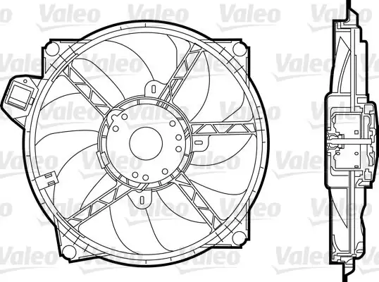 Valeo 696376 Fan Motoru Renault Megane III Fluence HB K4m Grandtour Sw