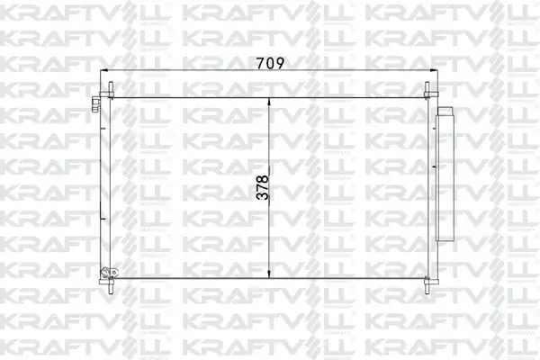 KRAFTVOLL 08060020 | Klima Radyatörü Honda CRV 2 2 2 4 2012 816765