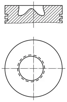 MAHLE 0150400 | Piston Segman Std 93 67mm Ford Transit 2 5 TD 91 00 944 F 6110 Aa T12 T15