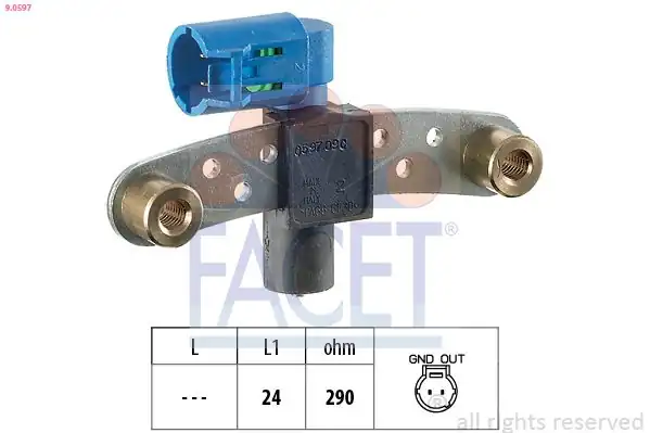 FACET 9-0597 | Krank Mil Sensörü Eksantrik Clio II Kangoo Megane Laguna 1 4 1 6 1 8