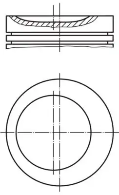MAHLE 0831400 | Piston Segman Std 84 00 mm Bmw M43 E34 E36 318 802777
