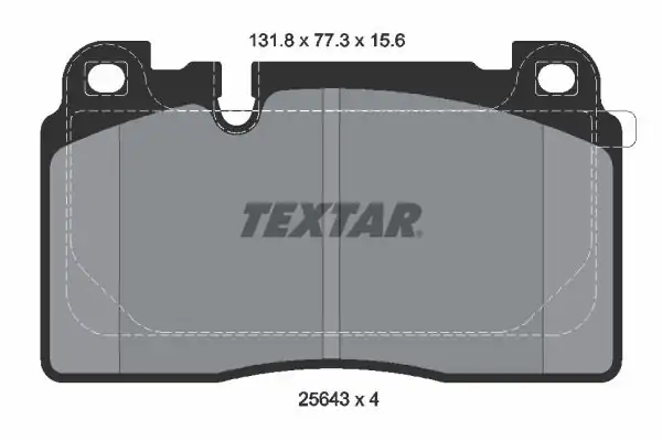 TEXTAR 2564302 | Fren Balatası VW A6 A7 Q5 Ön 2013 Ön 1lc 861337