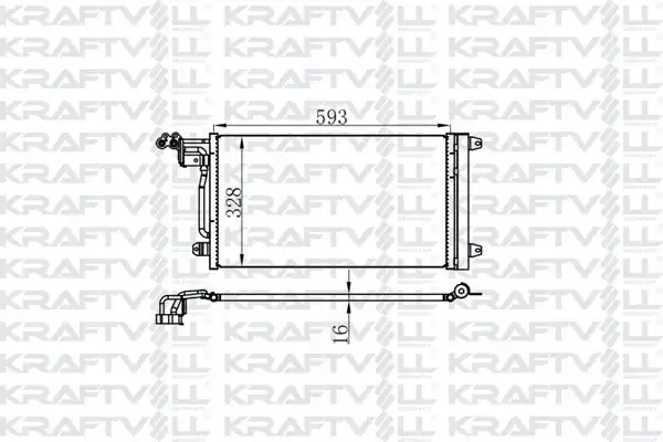 KRAFTVOLL 08060029 | Klima Radyatörü Asx Lancer Outlander 2009 P4007 P4008 C4 Ayrcross C Crosser 10 Radyatörü Marka