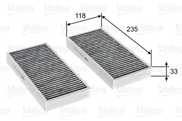 Valeo 715811 Klima Filtresi Karbonlu Bmw F40 F44 F45 F46 F48 F49 F39 Mini F54 F56 F57 F60