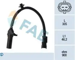 FAE 79334 | Krank Pozisyon Sensörü Accent Blue 2011- i20 2012- i30 2007- İx35 2009- Tucson 2010- / Ceed 2007-