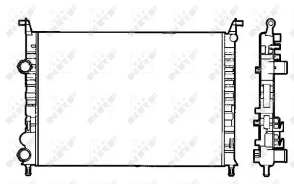 NRF 58195 | Motor Radyatör Palio 1 2 Albea 1 2 1 6 Klimalı 2 Sıra Al Pl Sistem 522 378 23 5