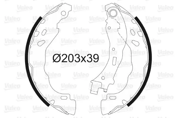 Valeo 564157 Arka Fren Balatası Pabuclu Renault Clio II 98 03 Clio IV 12 Symbol II 08 Dacia Logan 04 Duster 10