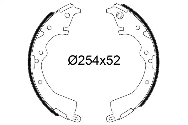 Valeo 564253 Kampana Balata Toyota Hilux VII Hilux 87 97 Land Cruiser 80 89 Hiace 83 89