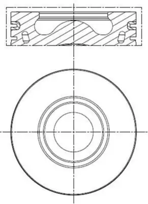 MAHLE 013PI00137020 | Piston Segman Std Ford Transit V347 V362 Ranger 2 2 155ps Peugeot Boxer III Jumper III
