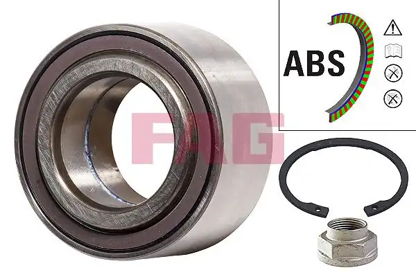 FAG 713640490 | Ön Teker Rulmanı P107 C1 Toyota Aygo 1 0 1 4hdi Ölçü İ C 38mm D C 69mm Genislik 39mm