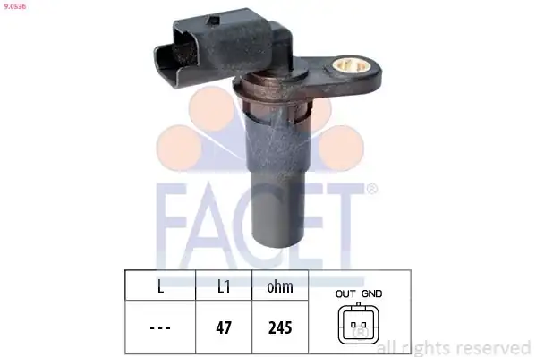 FACET 9-0536 | Krank Mili Sensörü Duster Clio Laguna Megane Modus Scenic Grand Scenic 1 6 16v